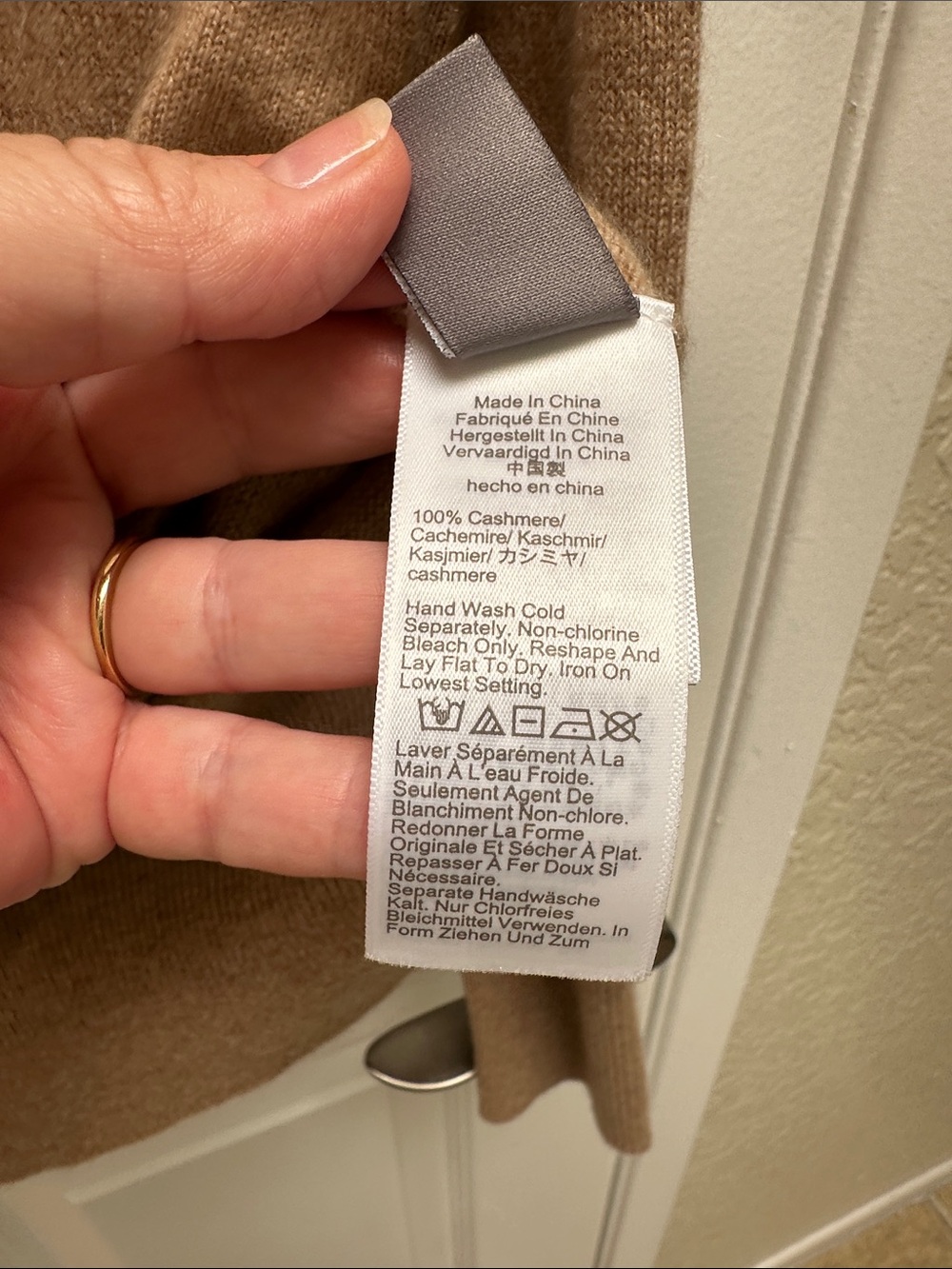 J. Crew Camel Cashmere Crewneck Sweater - Picture 5 of 5